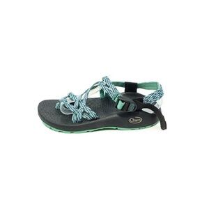 Chaco Sandals Z Cloud X2 Toe Ring 6 Green Black Shoes